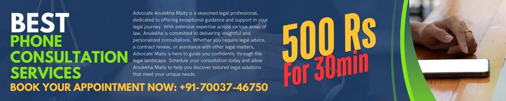 Phone Consultation Services with Advocate Anulekha Maity